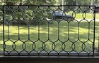 Antique Leaded Clear Wavy Glass Window Panel 36 25 x20 25 