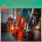 New 4 4 Natural Acoustic Violin Set   Case  Bow   Rosin For  Christmas Day Gift