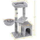 Cat Tree Tower For Indoor Cats 34 5  Cat Activity Center W condo scratching Post
