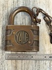 Vintage Antique Old Large Yale Padlock Lock No Key