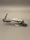 2 Cast Pewter Mermaids Signed By Artist Roughly 5  X 2 