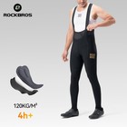 Rockbros Cycling Pants Winter Warm Cycling Bib Tights Overalls Outdoor Sports