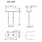 10pcs Quartz Crystal Resonator Select Frequency Pcb Clock Timing Electronic Part