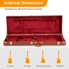 Ktaxon Full Size 41  Hard Casefor St Tl 170 Style Electric Guitar Hard Case Flat