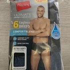 Hanes 6-pack Men Ultimate Comfortblend Tagless M 32-34 Boxer Brief Underwear