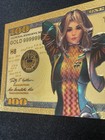 Xmen Rogue Gold Foil Banknote Marvel Comics Collectible Free Shipping