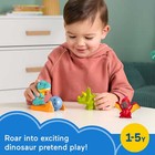 Friendly Dinosaur Figure Pack Toddler Toy  4 Pieces For Pretend Play