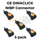 Ge Dinaclick Nibp Connector Single Hose   5 pk   2055630-001