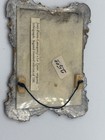 Antique Metal Dollhouse Frame Ornate With French Lithograph Appr  2 5x2   