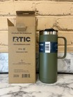 Rtic 20 Oz  Double Wall Insulated Travel Mug Tumbler   Olive Green   Brand New