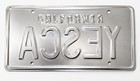 Cheech And Chong Signed Yesca License Plate Up In Smoke  jsa Coa 