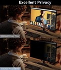 32 In Computer Screen Privacy Filter Anti-glare Uv Protection Black
