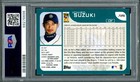 Ichiro Suzuki Signed 2001 Topps Rc  726 Mariners Psa 9 Auto Gm 10 Psa dna