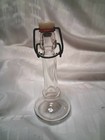 Vintage Mini Glass Swing Top Bottle 4cl Italglas Italian Oil Vinegar Wire Bail