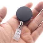 Heavy Duty Metal Retractable Badge Reel With Steel Cord Cable By Specialist Id