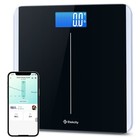 Digital Body Weight Scale With Bmi Measurement - Smart Bathroom Scale  Black