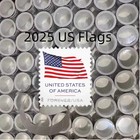 20 Rolls Collection U s  Flags Forever Paper 2025 Total Qty 2000 Pcs