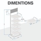 Aerosol Rack Assortment Display - Holds Up To 150 Aerosol Cans
