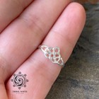 Sterling Silver Toe Ring For Woman  Silver Celtic Ring  Adjustable  Usa