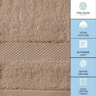 Bath Towels - 100   Cotton Hotel Spa  27x54 4-pack  Taupe Super Absorb 700gsm