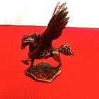 Vtg 1984 Bronze Pegasus Flying Horse Collectible 3    X4    Signed Mythical