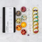 Chakra Candle Box Set Of 7 With Crystals Inside   For Aromatherapy  Meditatio   