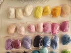 Lot Of 45 Needle Felting Roving Wool Assorted Color Variety 5 Oz Lot