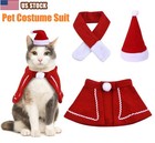 Cat Dog Christmas Cloak Scarf For Puppy Kitten Christmas Party Costume Supplies