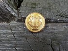 Old Rare Vintage Antique War Relic Military Musician Coat Button Loaded W  Gold
