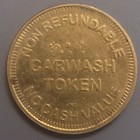 Vintage Bubble   Shine Car Wash Token - Sterling  Va Virginia - No Cash Value