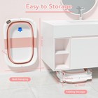 Collapsible Baby Bathtub baby Bath Tub With Soft Cushion   Thermometer baby 
