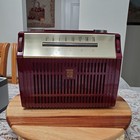 Very Rare Vintage 1953 Motorola Tube Radio Model 63l2  Working Maroon