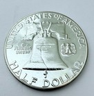 1957 Franklin Half Dollar Choice Gem Proof Lustrous Mint State Condition   2714