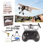 Diy Remote Control Paper Plane Power Kit 2 4g Rc Electric Motor Toy Gift Kids