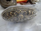 Omnia  Privacy Knob Set 1 3 4  Door Antique Brass Bronze Oval  Floral Knobs