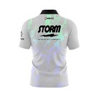 Custom Name Storm Grey Graffiti Bowling Jersey Shirt S-5xl New
