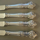 Set Of 4 1847 Rogers Bros Charter Oak Pattern Old French Hollow Knife 9 3 4 