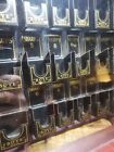 Vintage Early 1900s Boye Sewing Needles Cabinet Store Display Case 