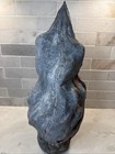 Antique Zinc Metal Flame Final 16    Tall French Style Architectural Salvage