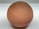 Atq Art Deco Era Pink Glass Globe Brain Lamp Shade 5  Diameter 3 1 4  Fitter