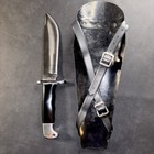 Buck Knife 122 Nemo White Teflon No Cracks In The Sheath Excellent Condition