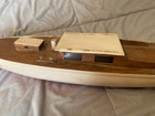 Vintage Ship Wood Model Large 27  Long Boat