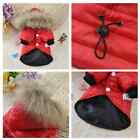 Pet Dog Coat Jacket Windproof Warm Padded Down Hoodie Snowsuit Winter Clothes