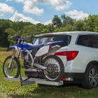 Black Widow Amc-400-f-folding Aluminum Hitch Carrier For Dirt Bikes