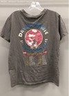 Bowie Band T Shirt Gray Graphic Print 1972 Concert Tour Xs