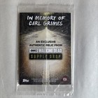 Carl Grimes The Walking Dead Supply Drop Exclusive Relic Card Version 2 Topps