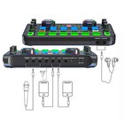 New Live Sound Card For Stream Effect  Audio Mixer Microphone Voice Changer Us