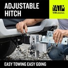 Yatm Trailer Hitch Ball Mount Fits 2  Receiver 6  Adjustable Drop Hitch 522006