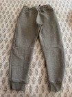 Nike Tech Boys Gray Fleece Jogger Pants Size L Drawstring Zip Pocket Athletic