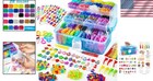 Rubber Band Craft Kit With Blue Storage Container